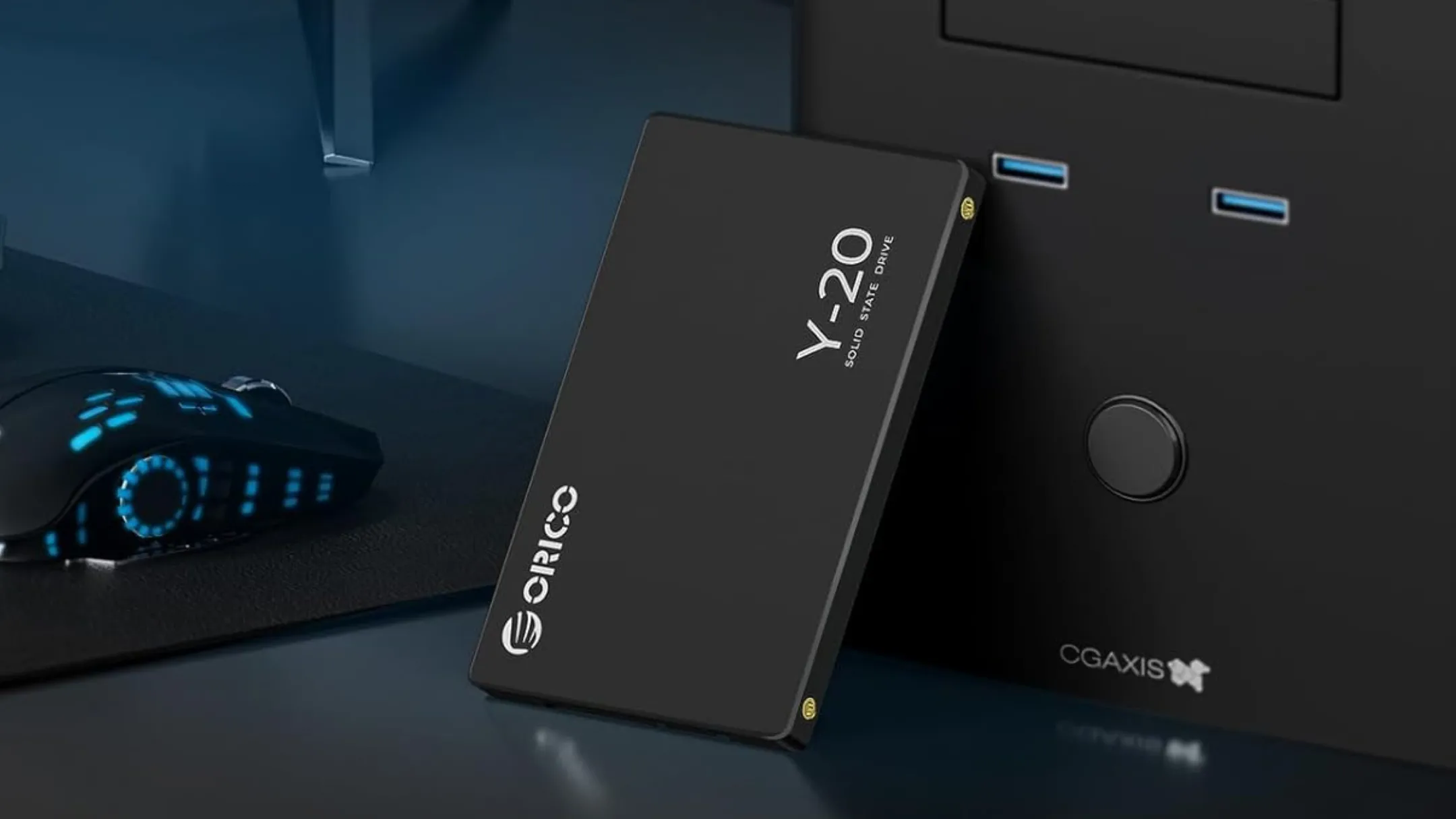 Ổ cứng SSD ORICO 128GB chuẩn SATA III hiển thị thông số kỹ thuật, nâng cao hiệu suất máy tính