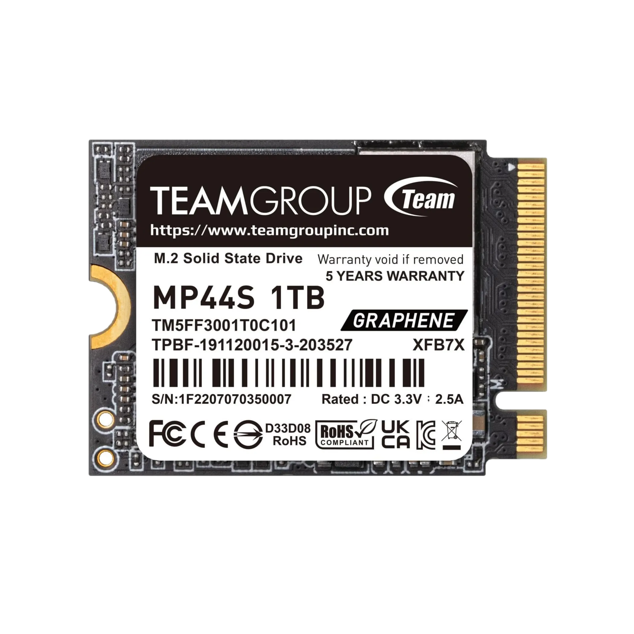 Ổ cứng SSD Teamgroup MP44S 2TB được thiết kế nhỏ gọn dành cho PC gaming handheld.