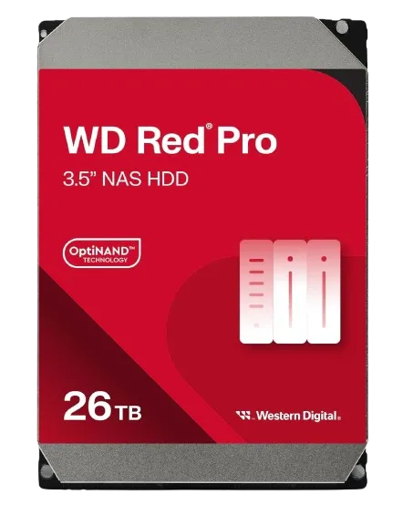 Ổ cứng Western Digital Red Pro 26TB chính diện