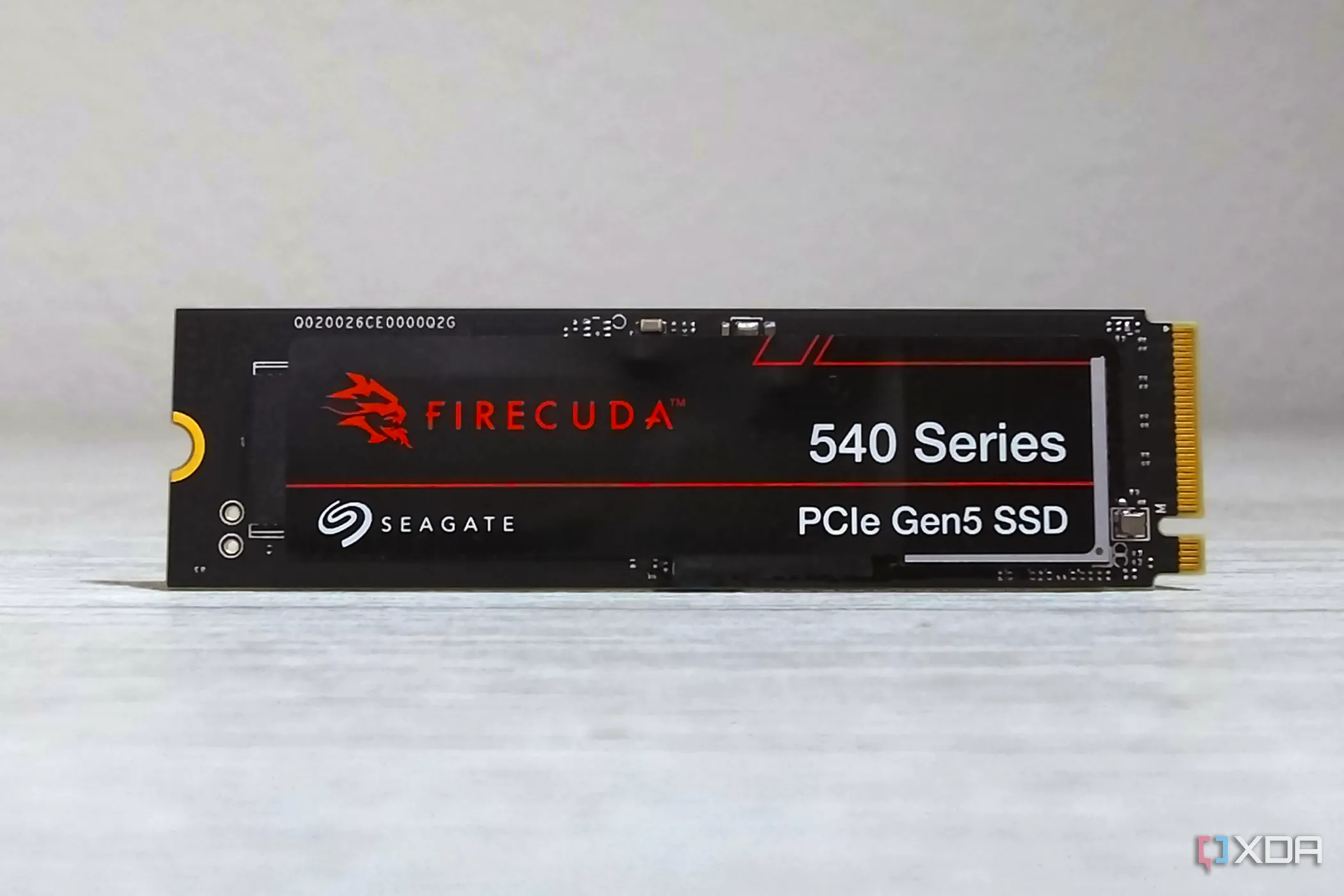 Ổ SSD Seagate FireCuda 540 nhìn từ mặt trước