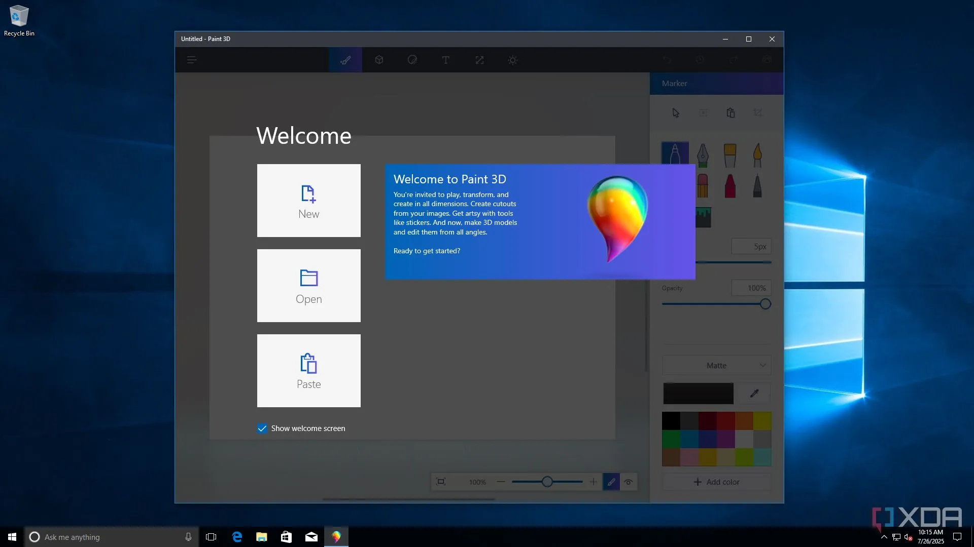 Paint 3D trên Windows 10, một ứng dụng khác đã bị Microsoft khai tử