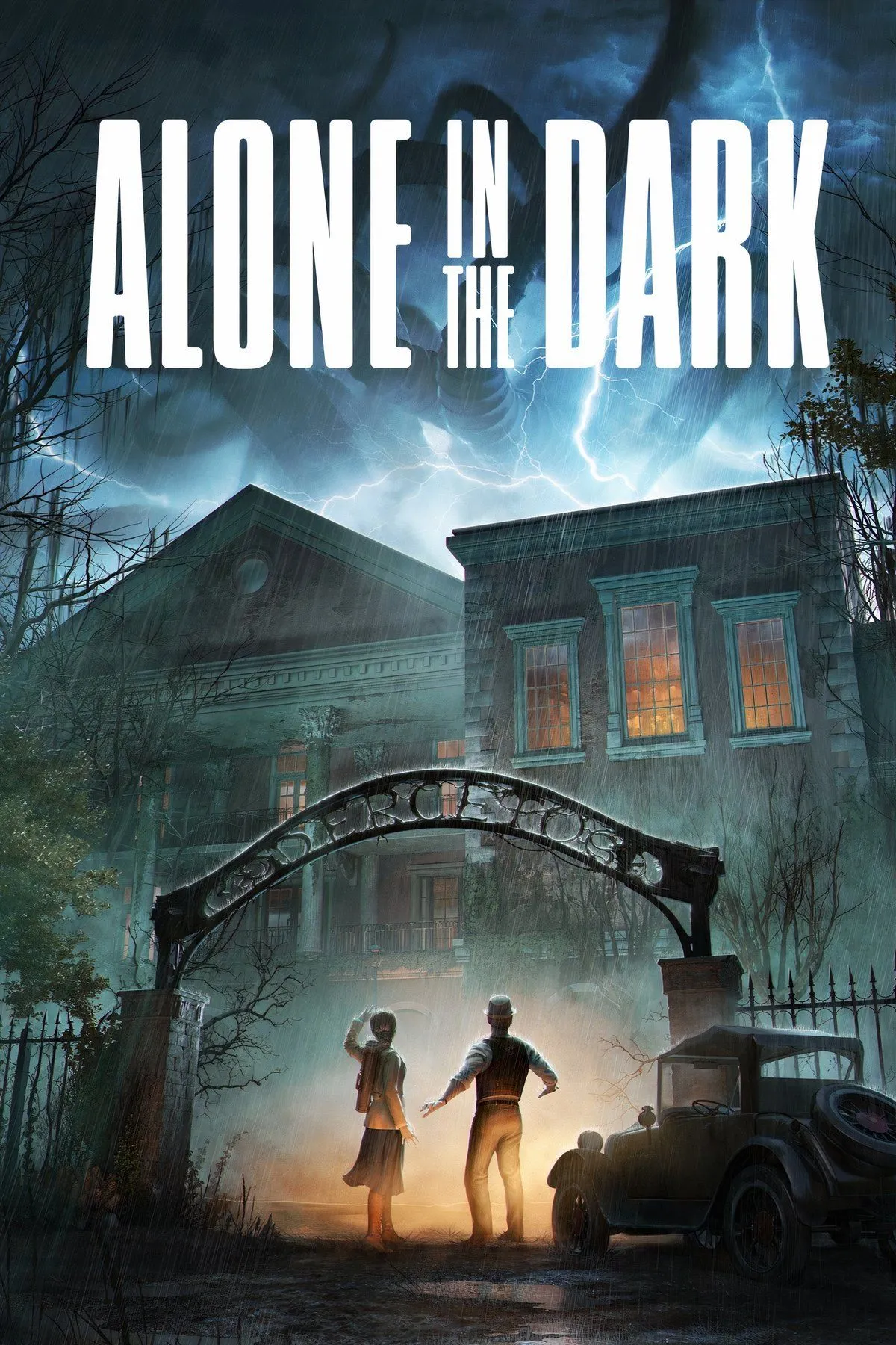 Phân cảnh Edward Carnby và Emily Hartwood trong game Alone in the Dark 2024