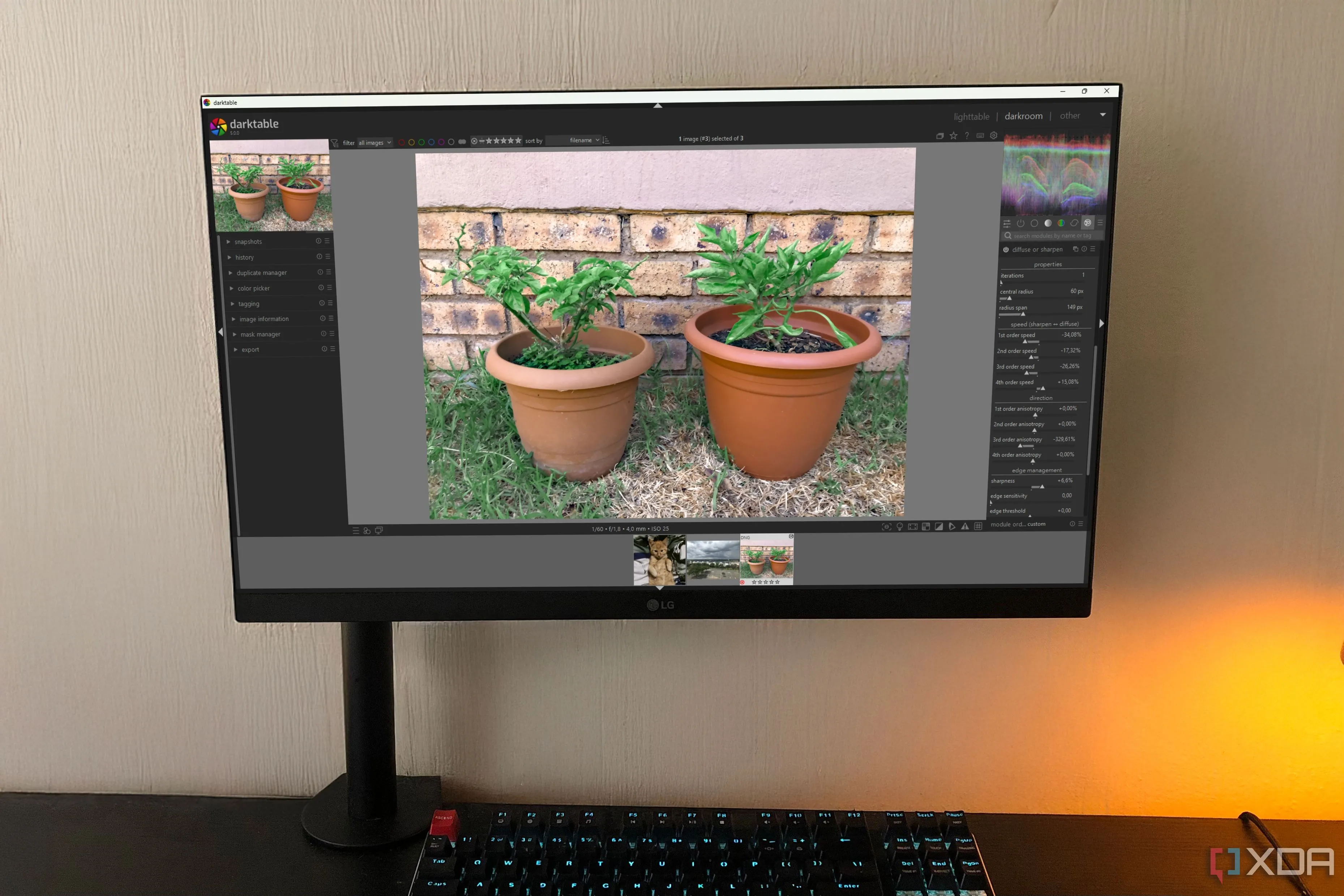 Phần mềm Darktable hoạt động trên máy tính để bàn, một trong những lựa chọn thay thế Lightroom miễn phí cho nhiếp ảnh gia
