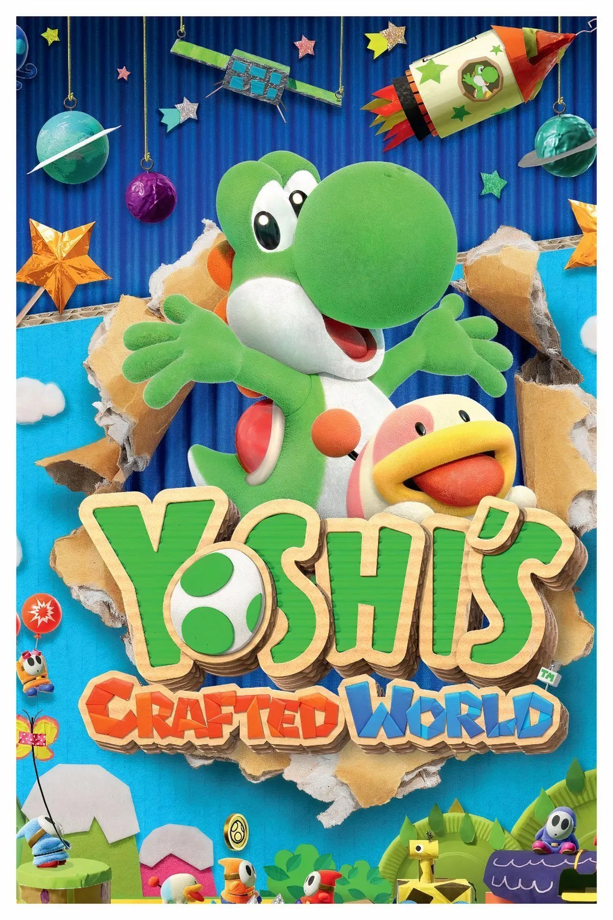 Phong cách đồ họa thủ công độc đáo trong Yoshi’s Crafted World