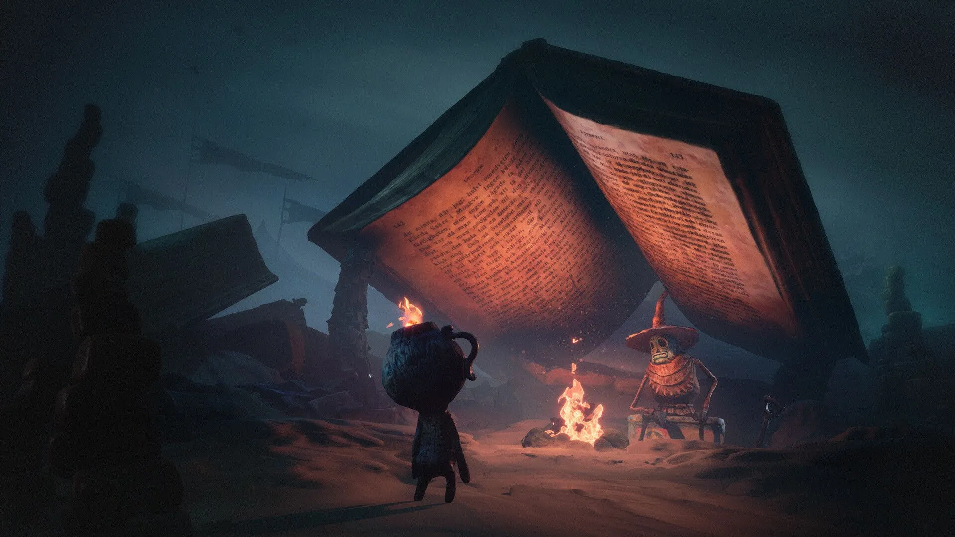 Quái vật Grinner đáng sợ với đôi chân nhện dài trong game The Midnight Walk