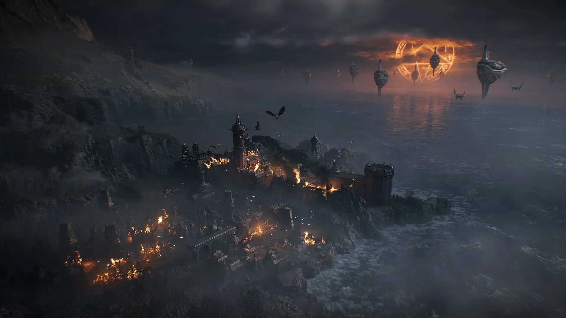 Quái vật khổng lồ đối đầu với Doom Slayer trong bối cảnh Doom: The Dark Ages, một trận chiến hoành tráng.