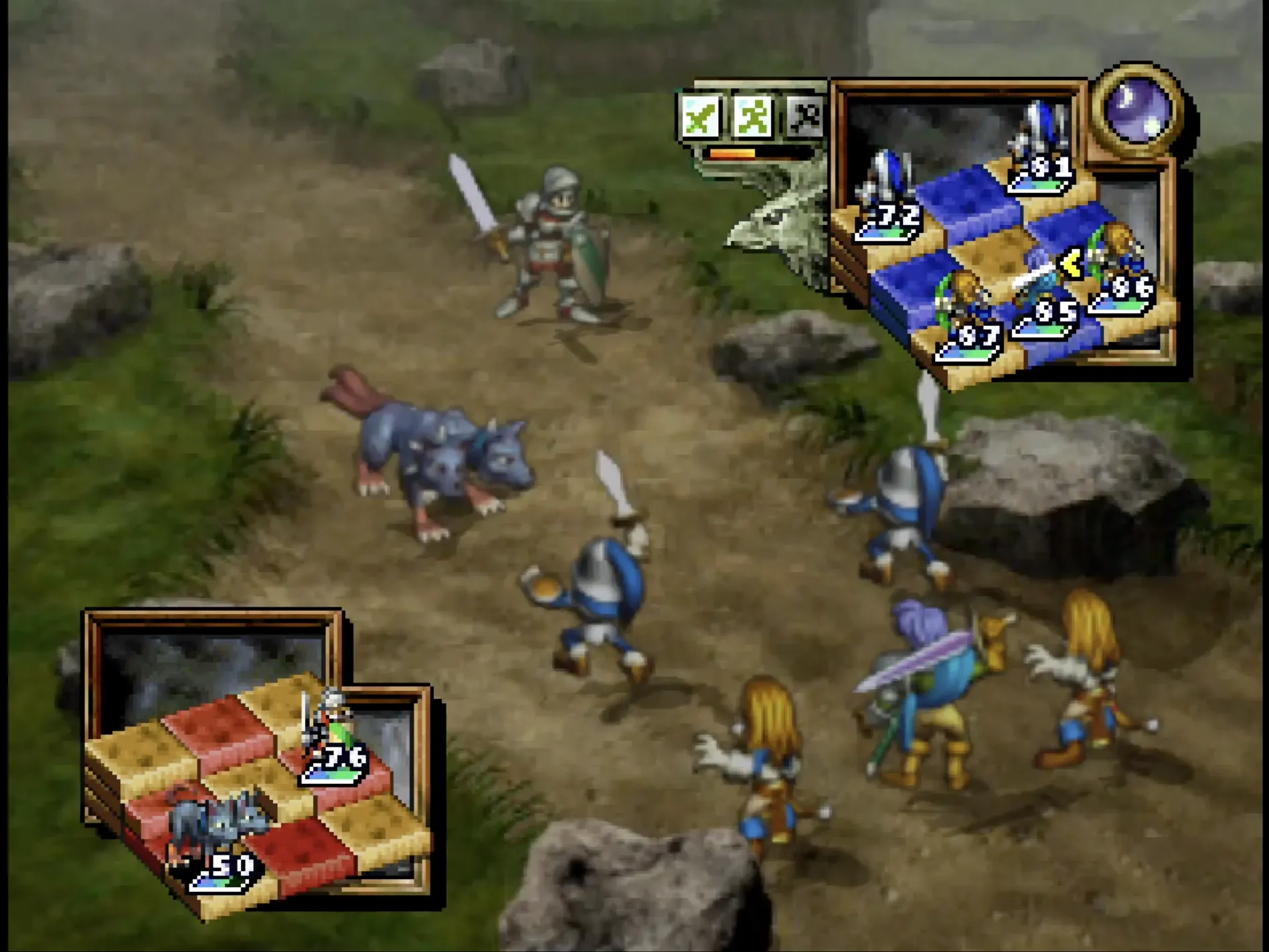 Screenshot của Ogre Battle 64