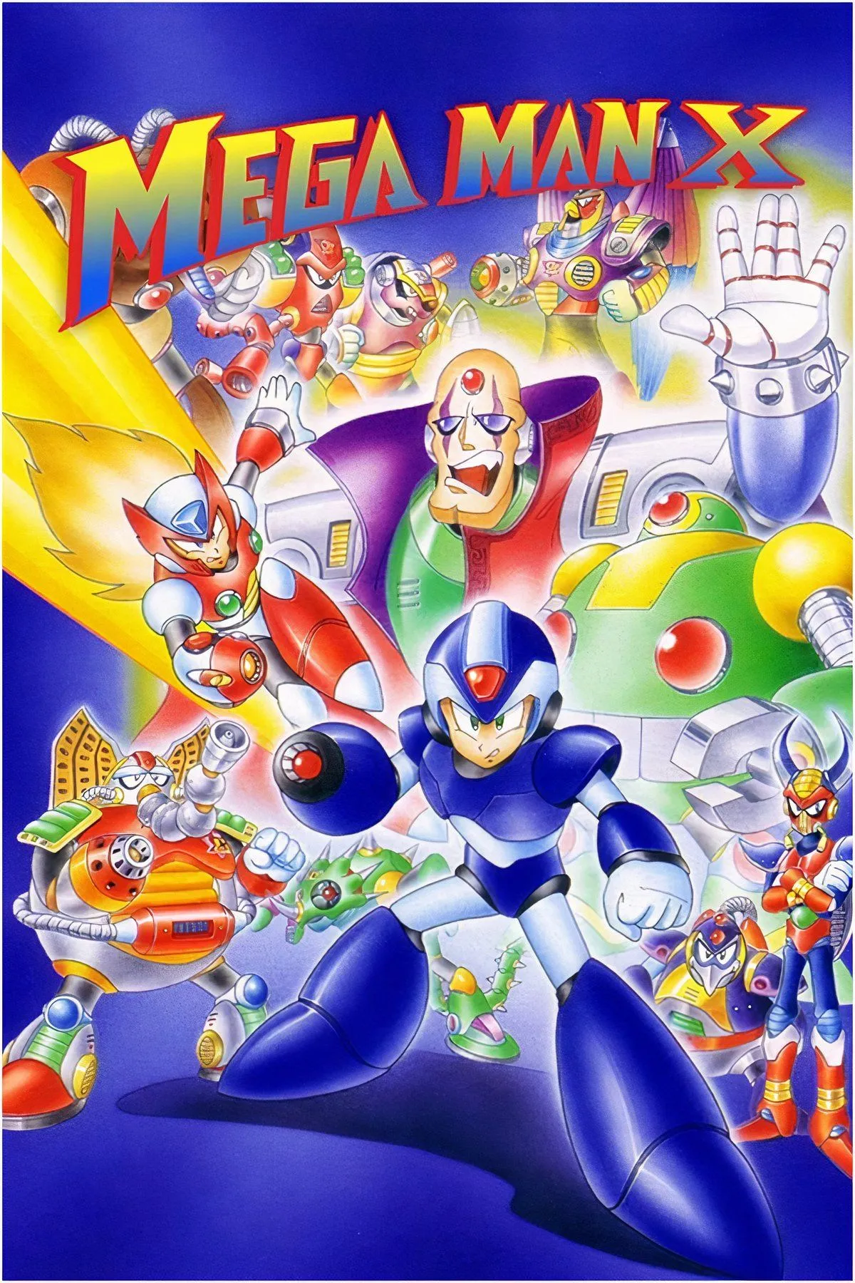 Sigma trong mech Gundam, trùm cuối khó nhằn của Mega Man X, với các nền tảng bay và đạn liên tục tấn công