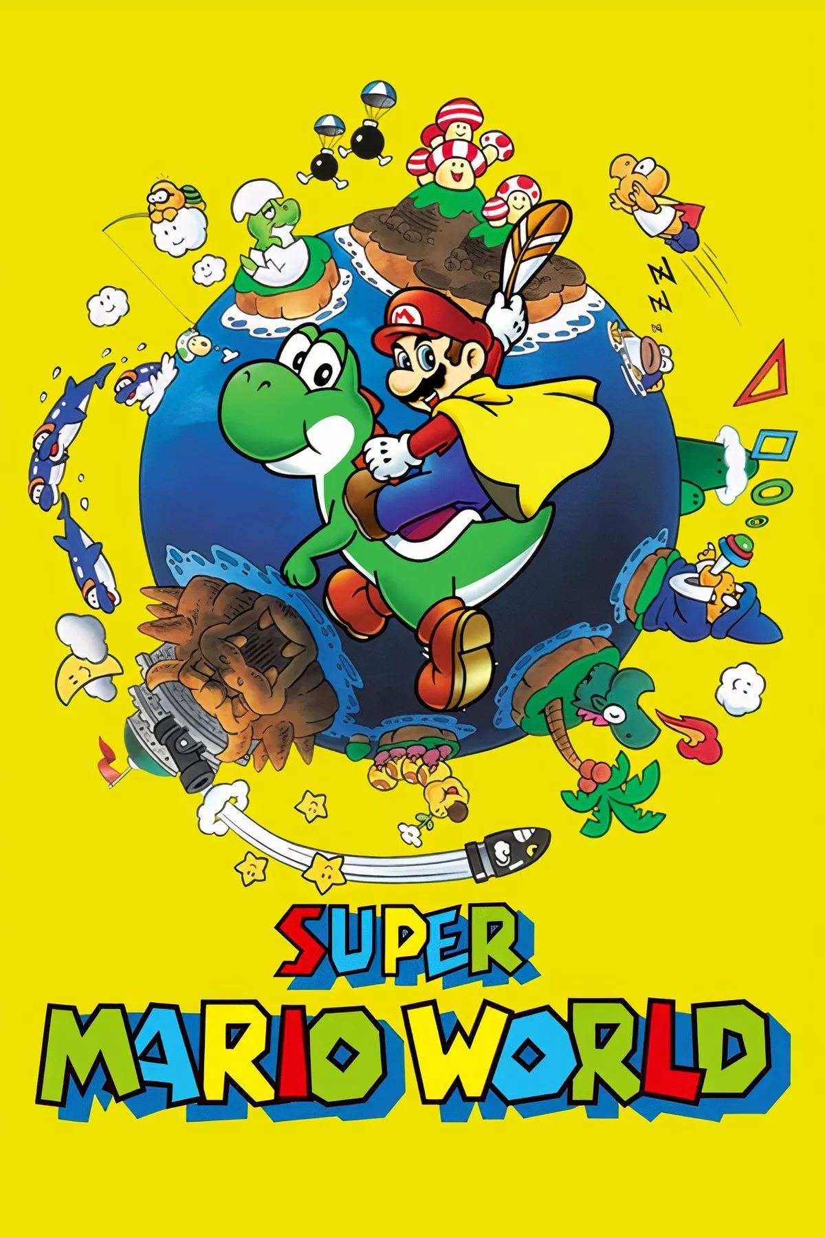 Super Mario World trên SNES - game ra mắt kinh điển