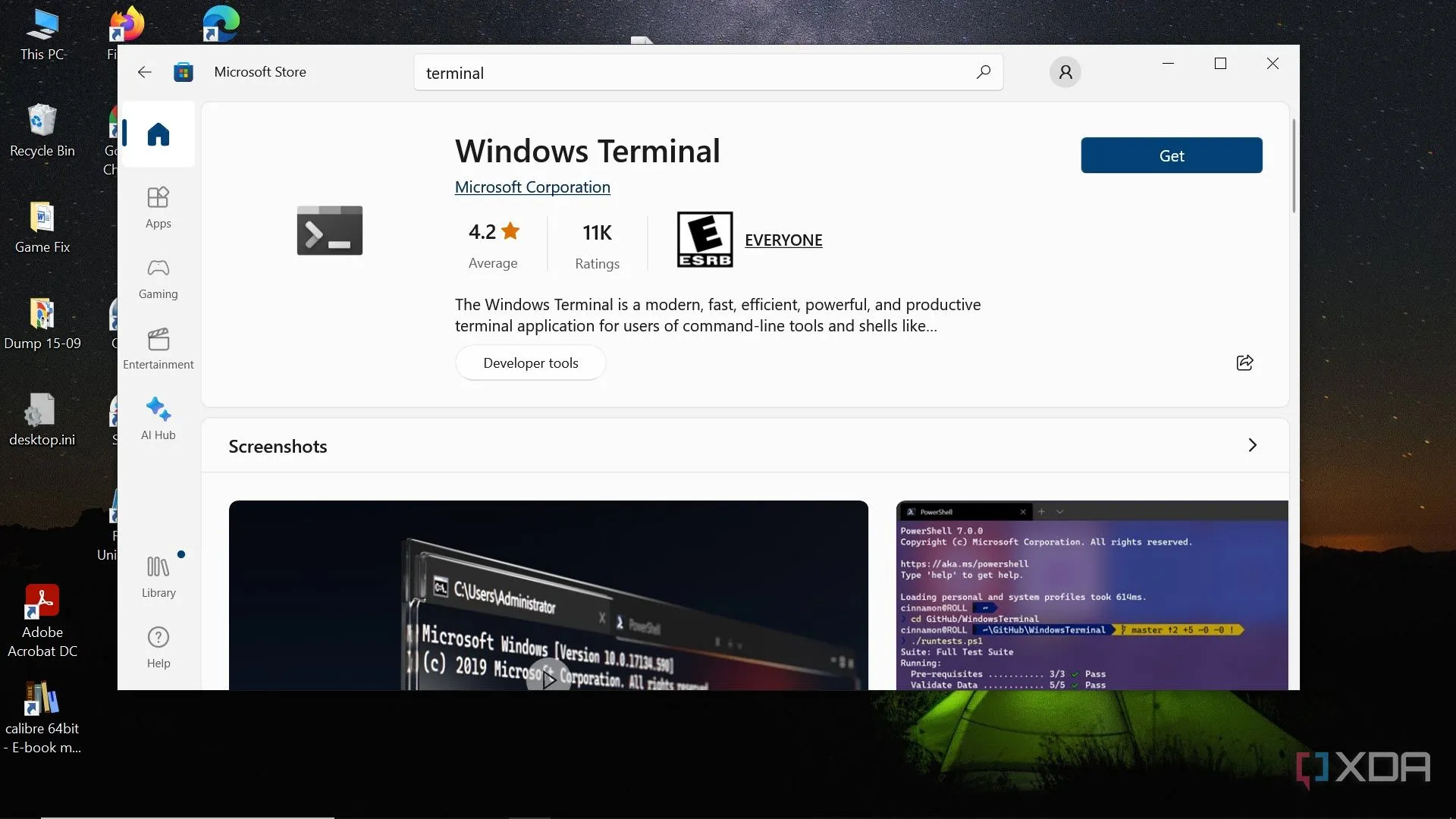 Tải và cài đặt Windows Terminal từ Microsoft Store