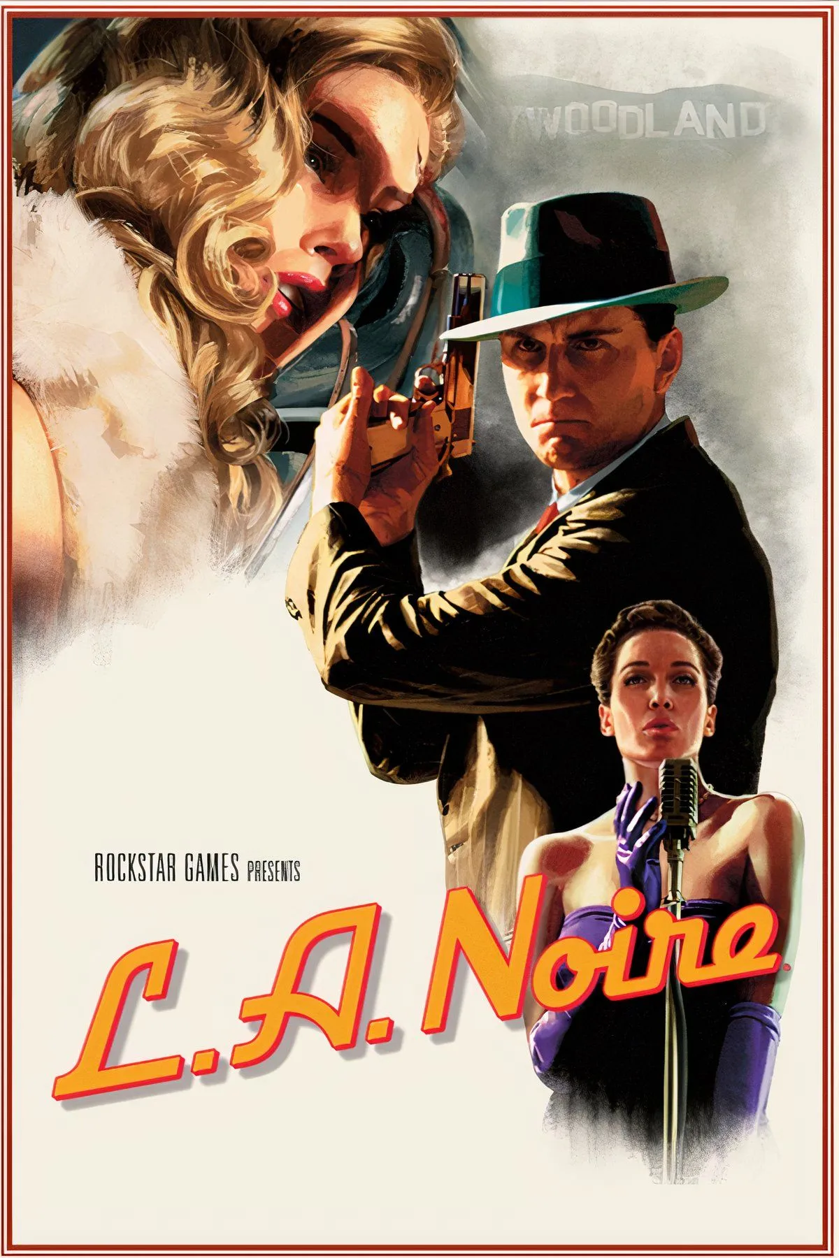Thám tử Cole Phelps trong một cảnh điều tra của tựa game hình sự L.A. Noire