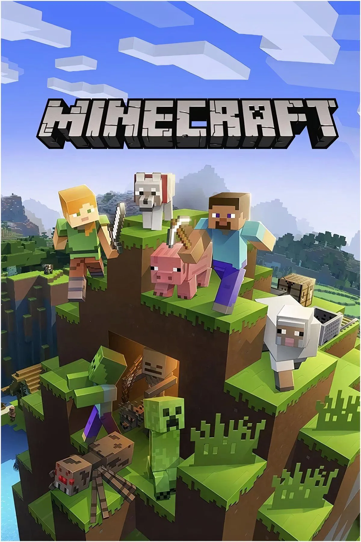 Thế giới khối hộp đa dạng và sáng tạo trong Minecraft
