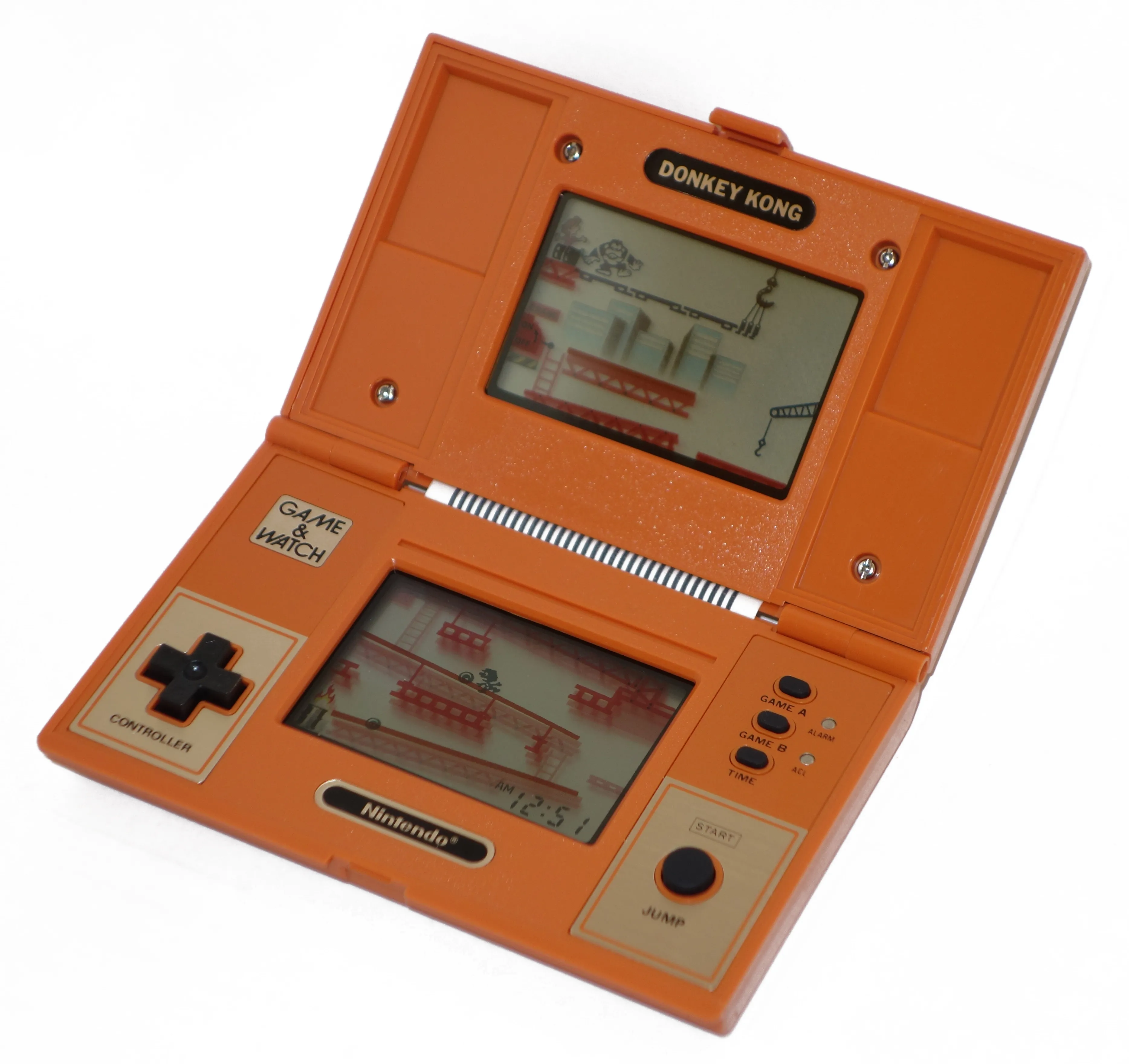 Thiết bị cầm tay Nintendo Donkey Kong Game &amp; Watch, tiền thân của D-pad trên tay cầm NES