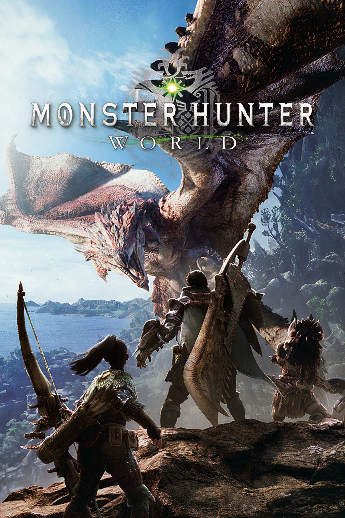 Thợ săn đối mặt với quái vật rồng Elder Dragon trong Monster Hunter World Iceborne