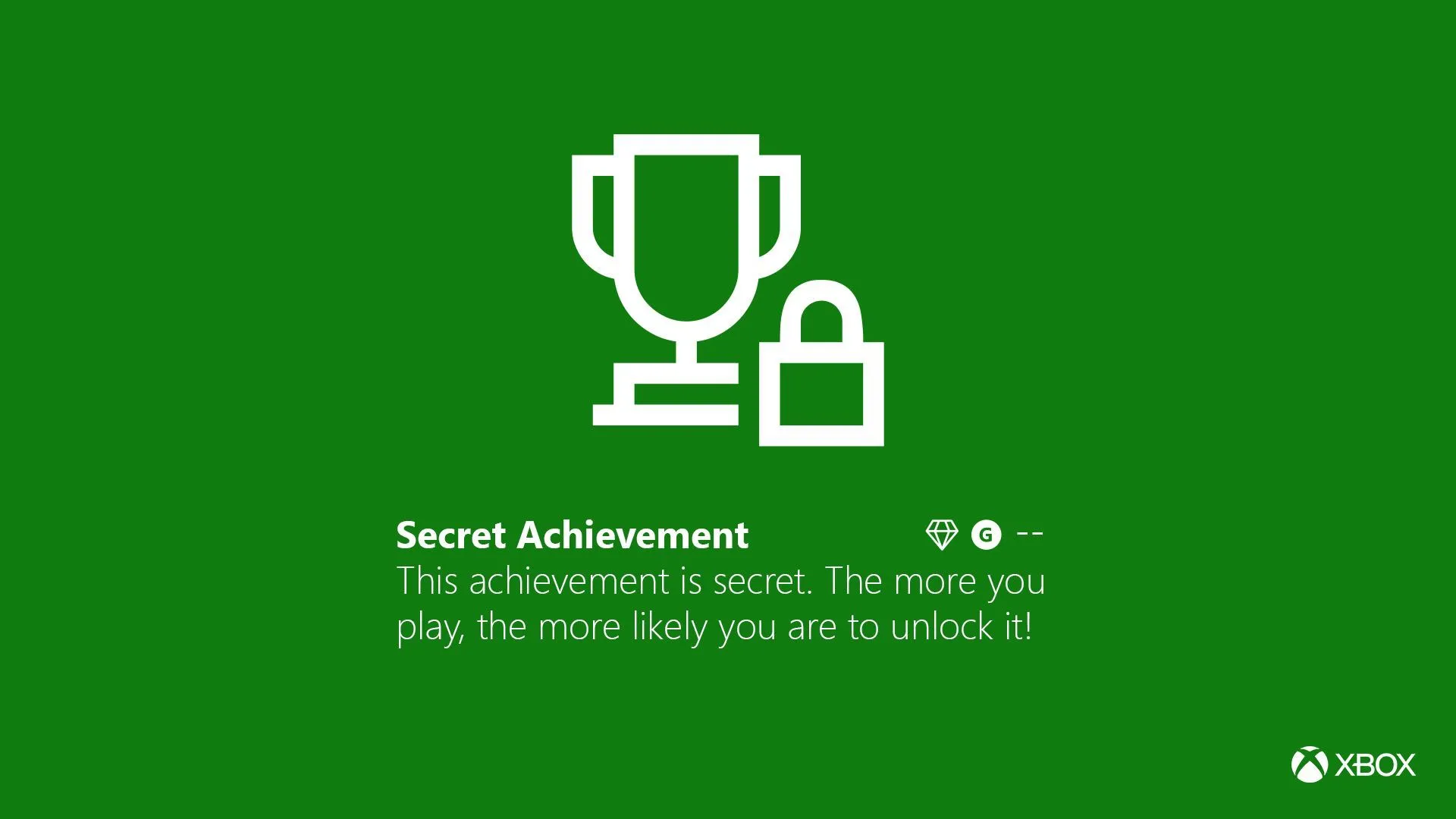 Thông báo thành tích ẩn (Secret Achievement) trên Xbox, nhấn mạnh nhu cầu cải tiến hệ thống Achievements.