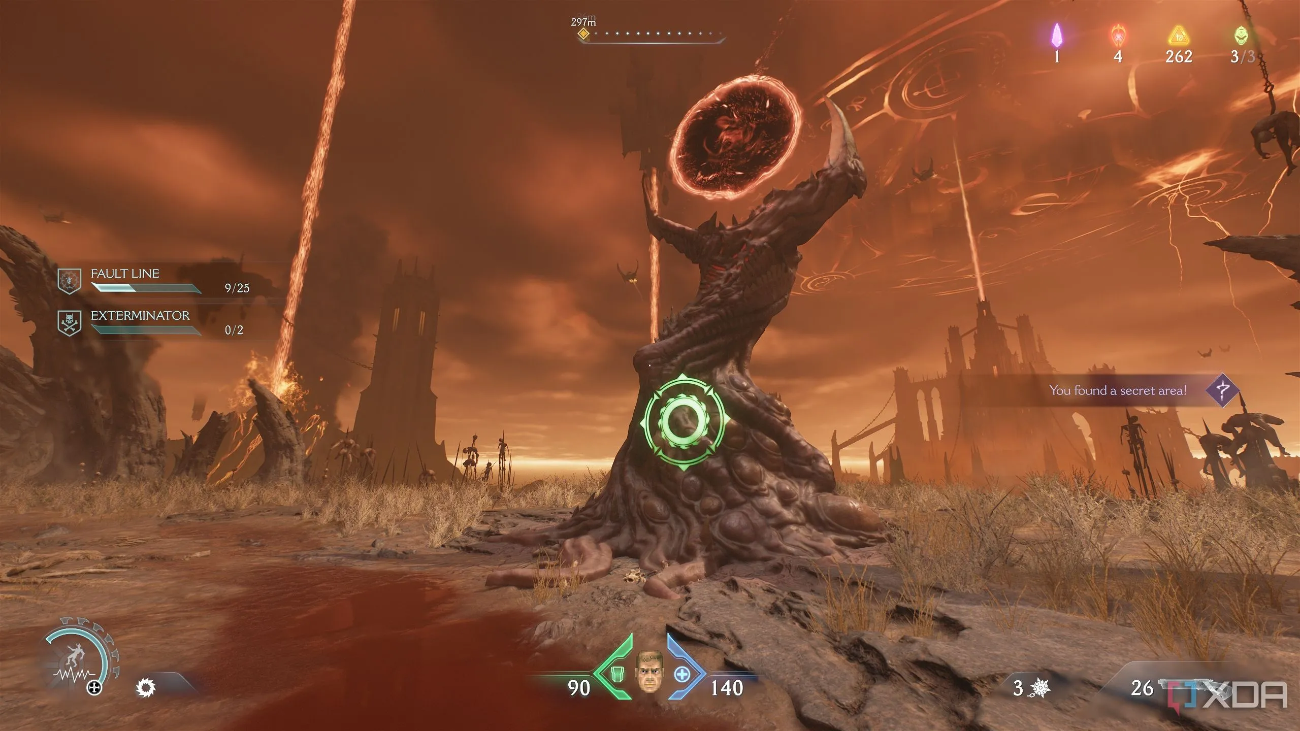 Tổ Quỷ (Gore Portal) đầu tiên trong Chương 10 của Doom: The Dark Ages, cần được phá hủy.