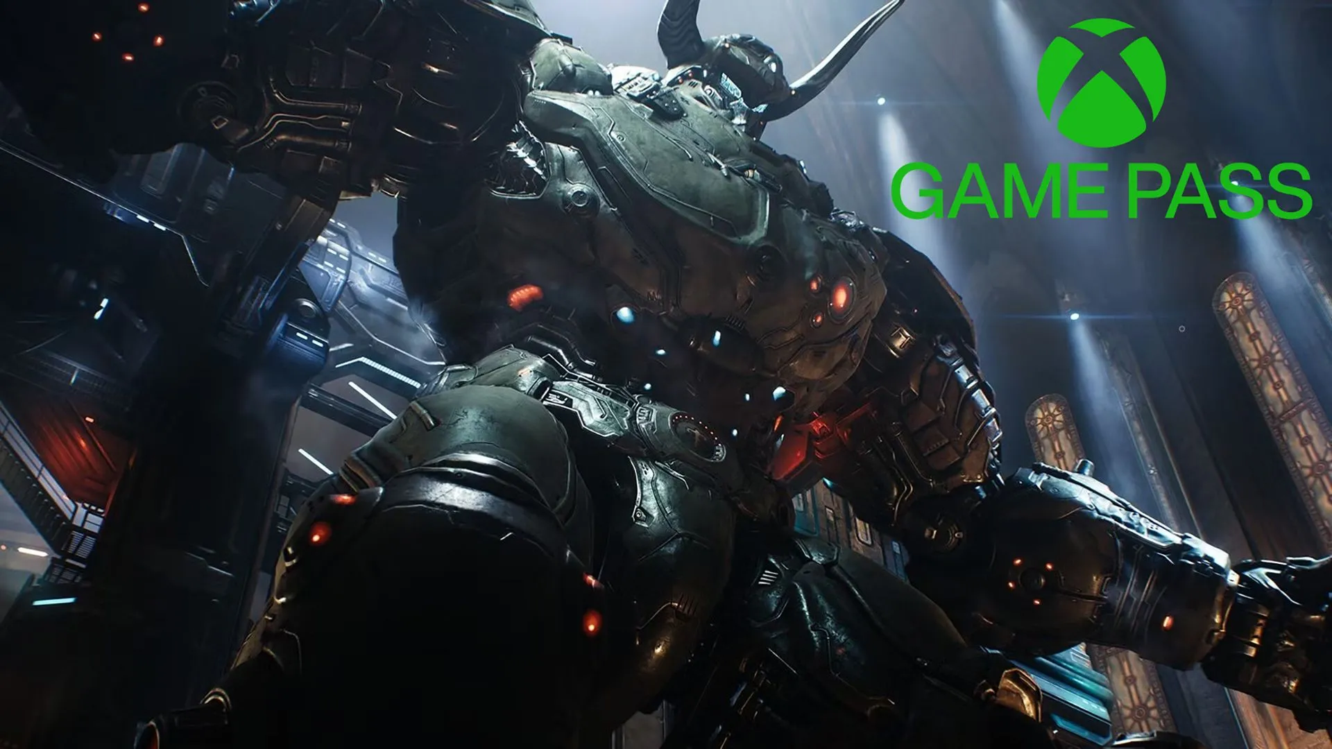 Tổng quan giao diện Xbox Game Pass với logo và các tựa game nổi bật