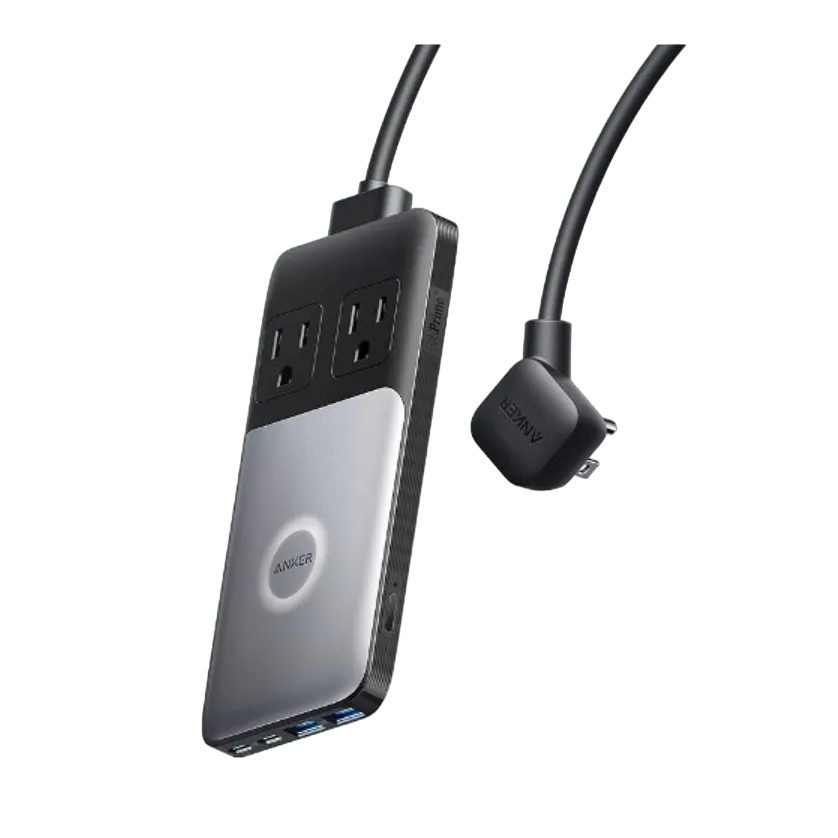Trạm sạc Anker 727 Charging Station với thiết kế mỏng gọn và các cổng kết nối đa dạng