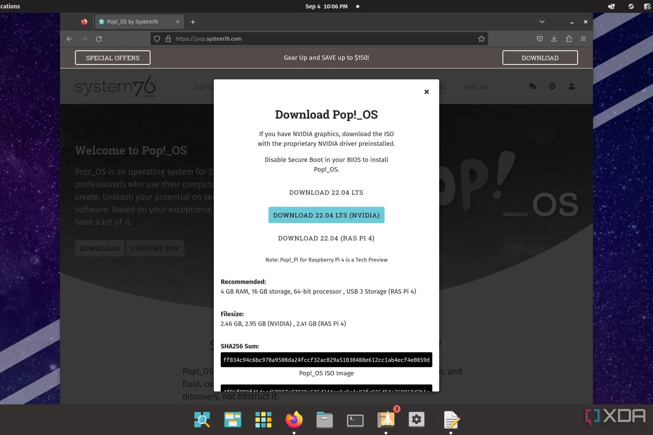 Trang tải xuống Pop!_OS phiên bản 22.04 LTS với driver Nvidia cài đặt sẵn, đơn giản cho người dùng mới