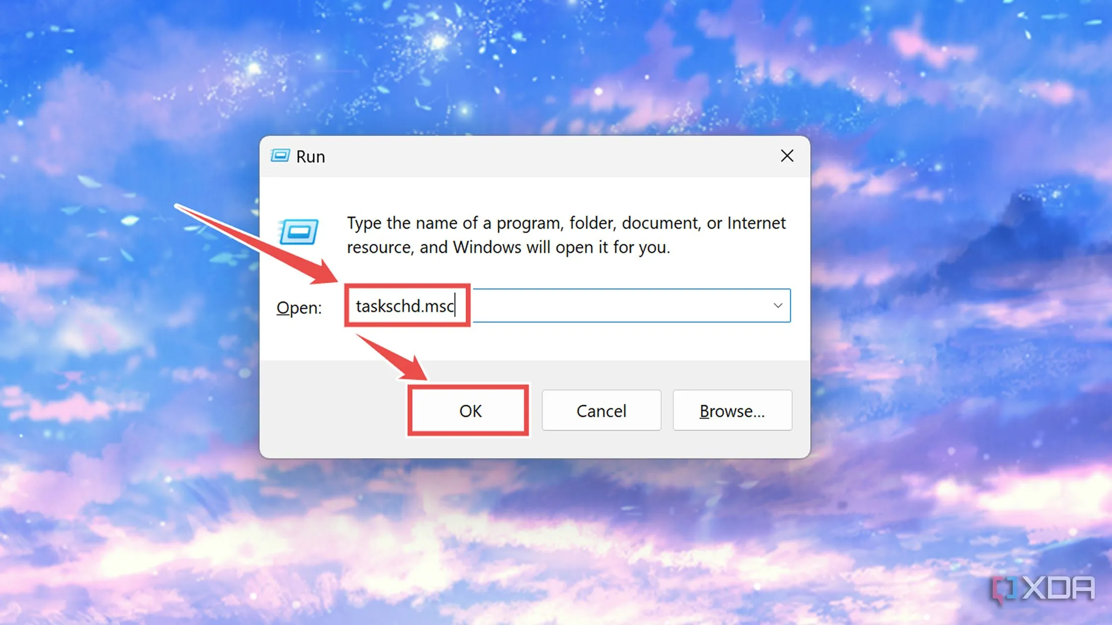 Truy cập Task Scheduler trên Windows 11