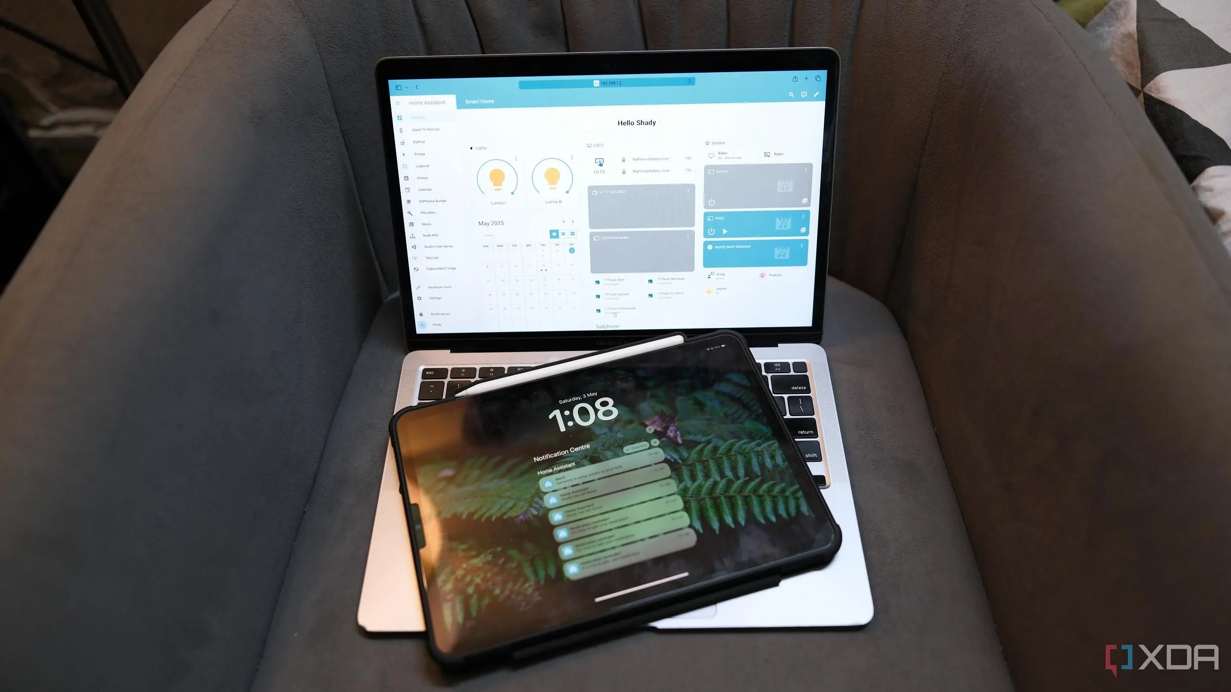 Tự động hóa Home Assistant hiển thị trên laptop và máy tính bảng mà không cần phần cứng bổ sung