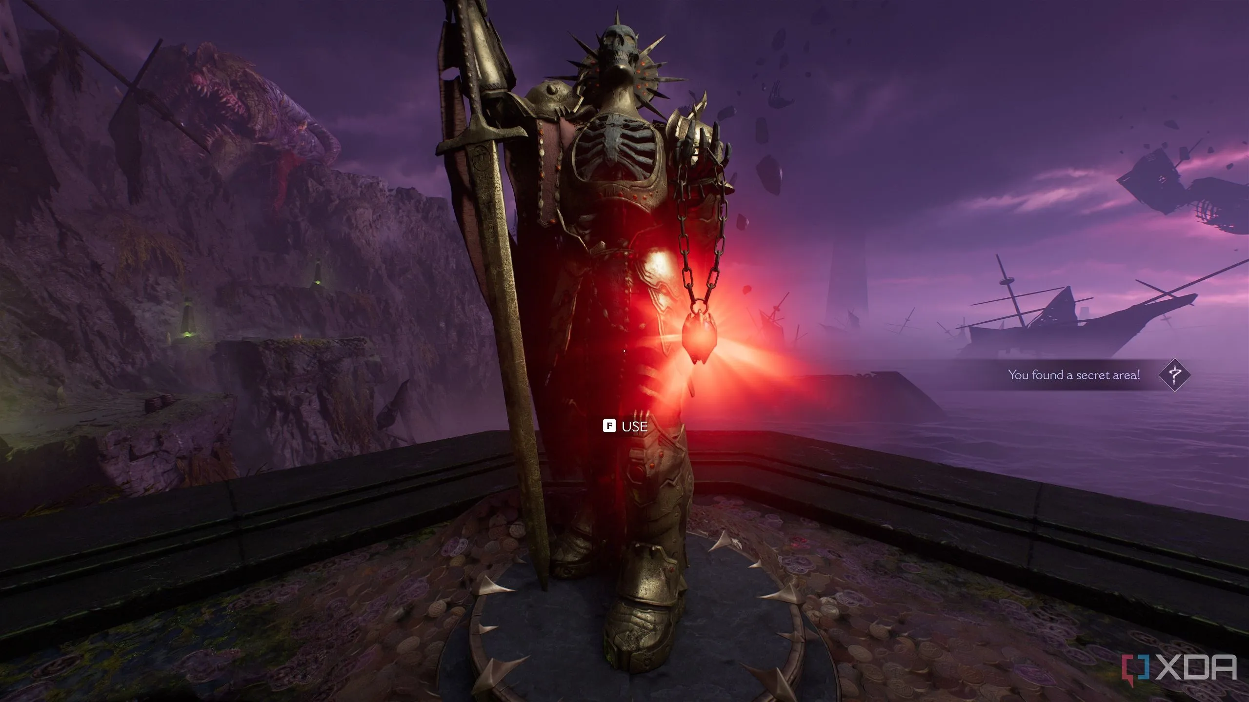 Tượng Ruby Đỏ và khu vực bí mật 1 trong Chương 17 Doom The Dark Ages