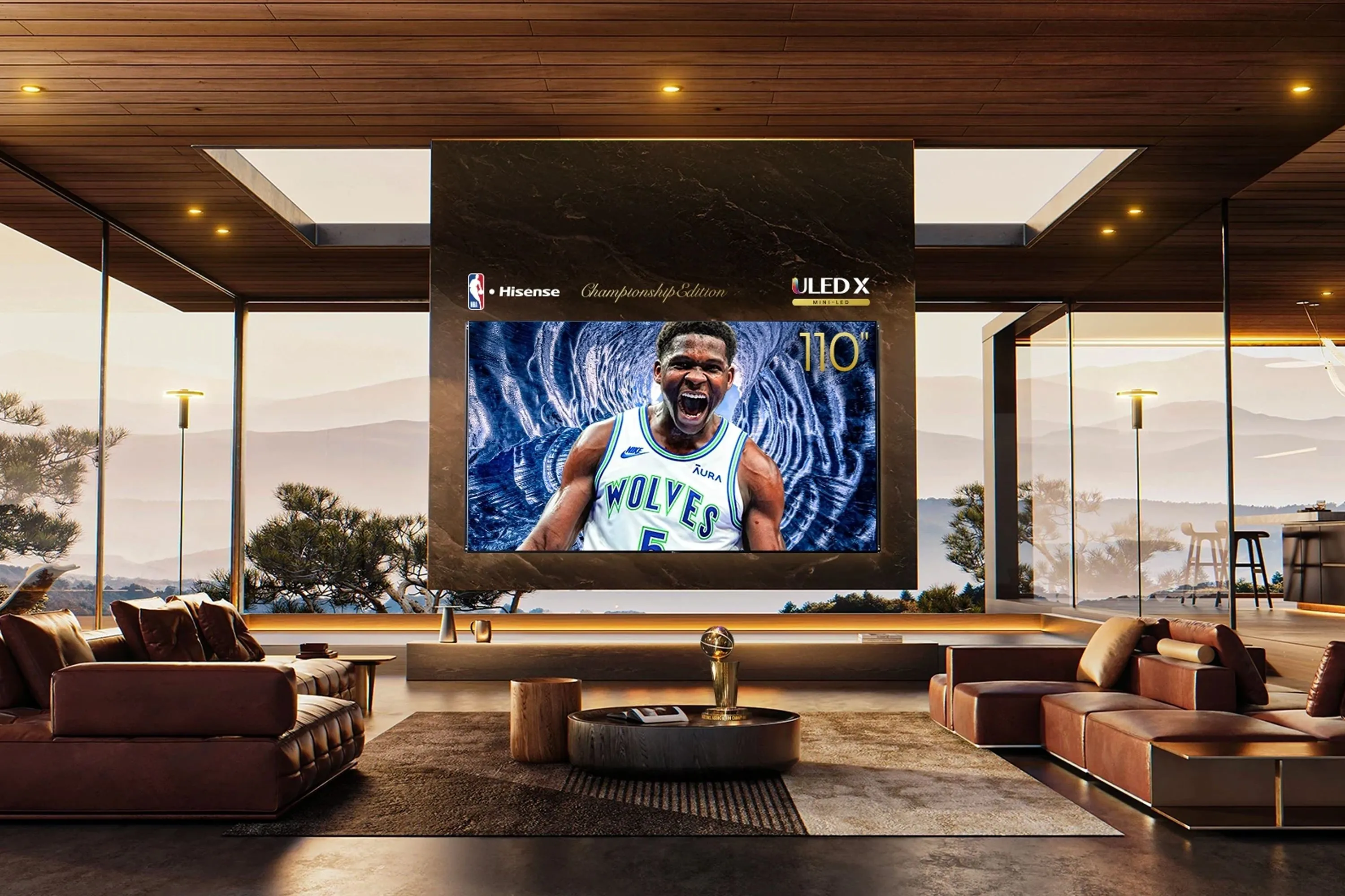 TV Hisense 110 UX, mẫu TV đầu tiên đạt độ sáng đỉnh 10.000 nits, minh họa khả năng hiển thị HDR