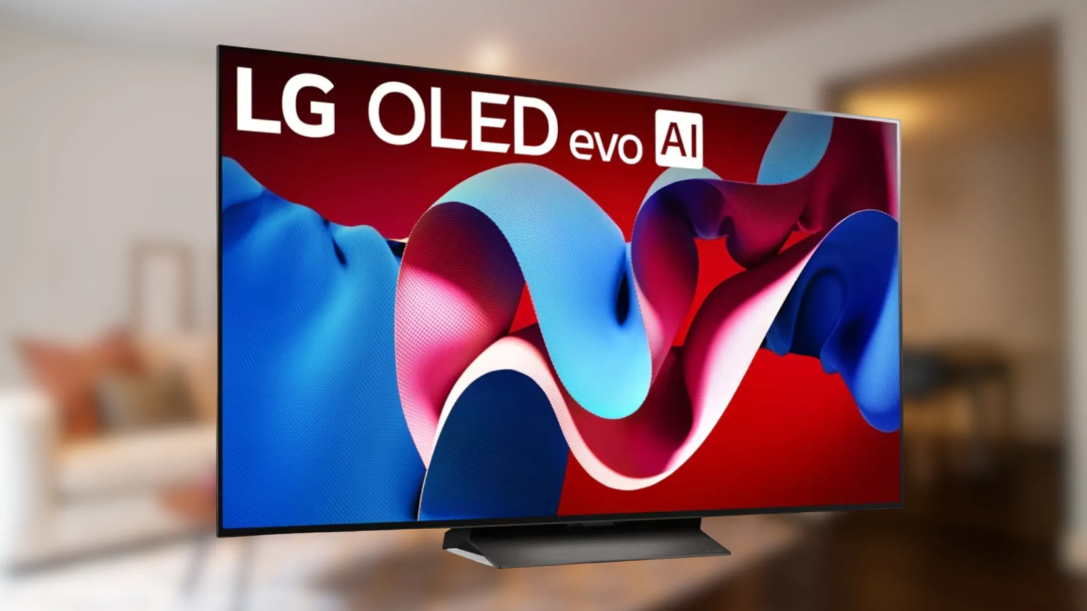 TV LG C4 OLED evo Smart TV hiển thị màu sắc sống động