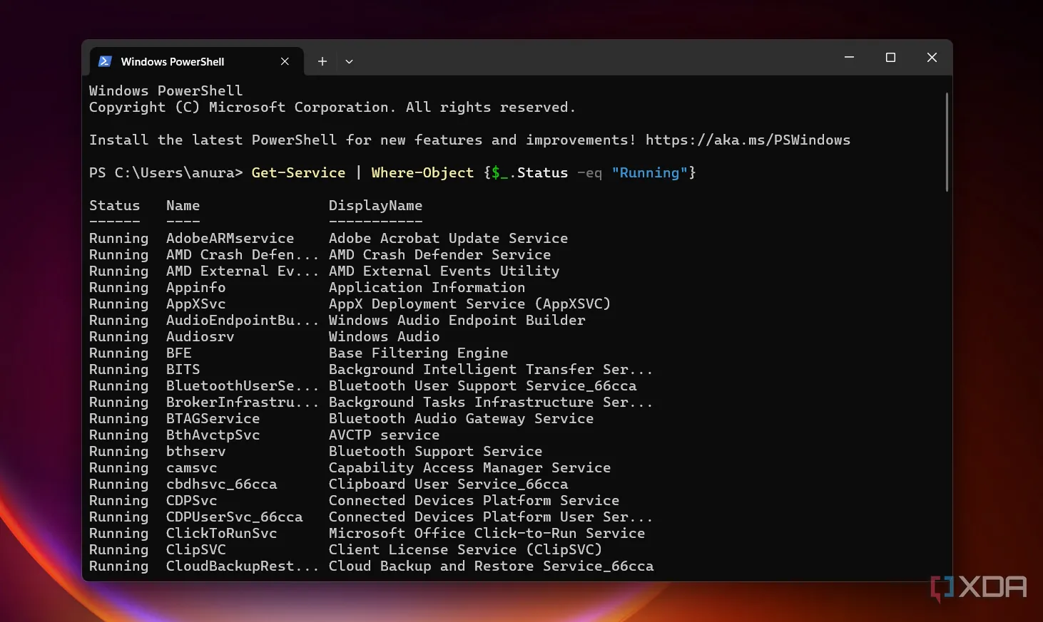 Ví dụ minh họa cú pháp và tính năng chuyển hướng dữ liệu trong PowerShell