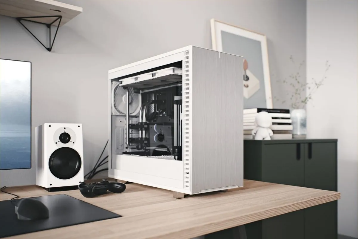 Vỏ case PC Fractal Design Define 7 với thiết kế tối giản và mặt kính cường lực sang trọng