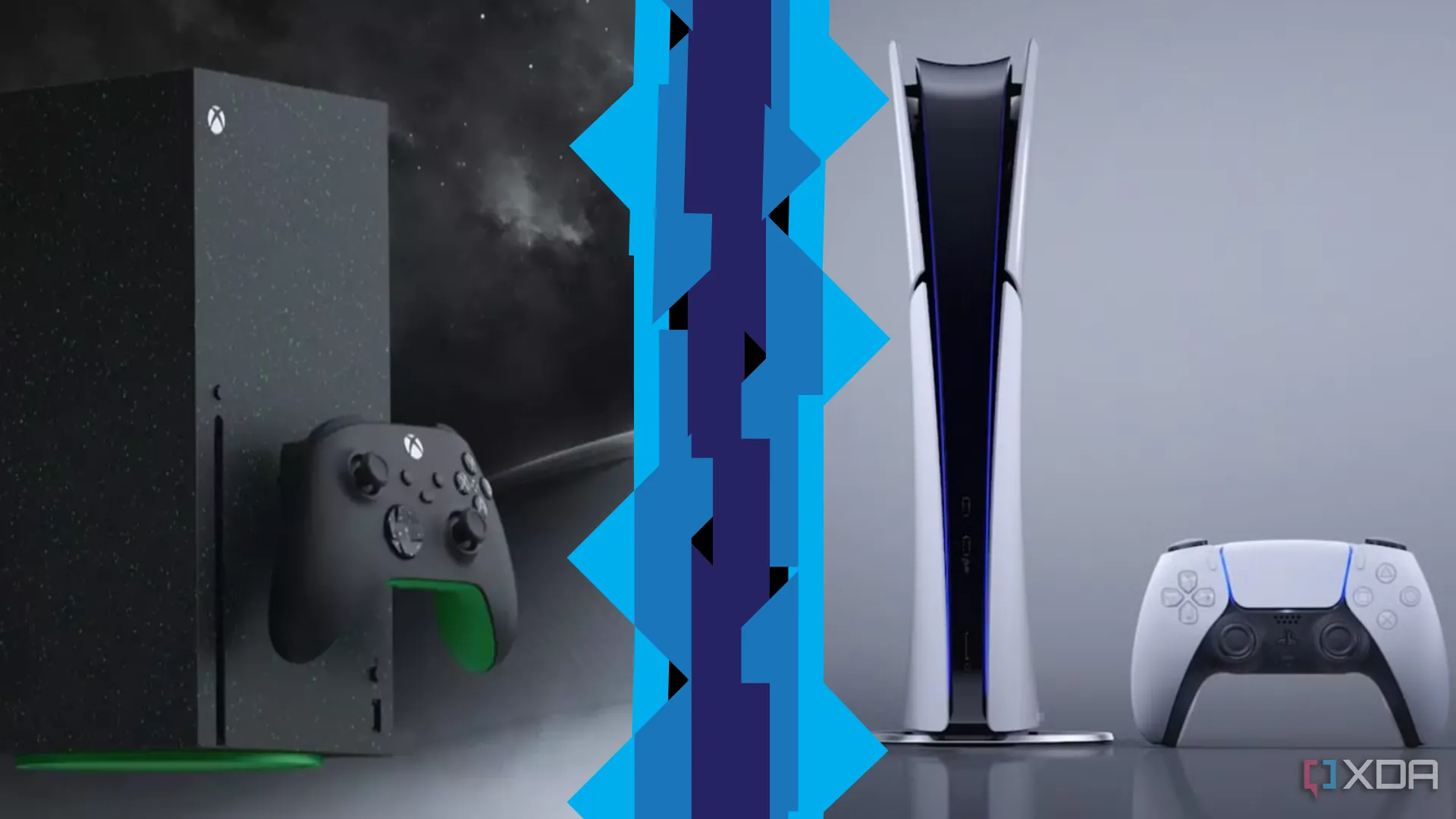 Xbox và PlayStation cạnh nhau