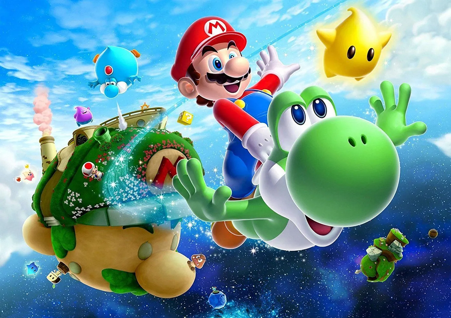 Yoshi cùng Mario phiêu lưu trong không gian Super Mario Galaxy 2